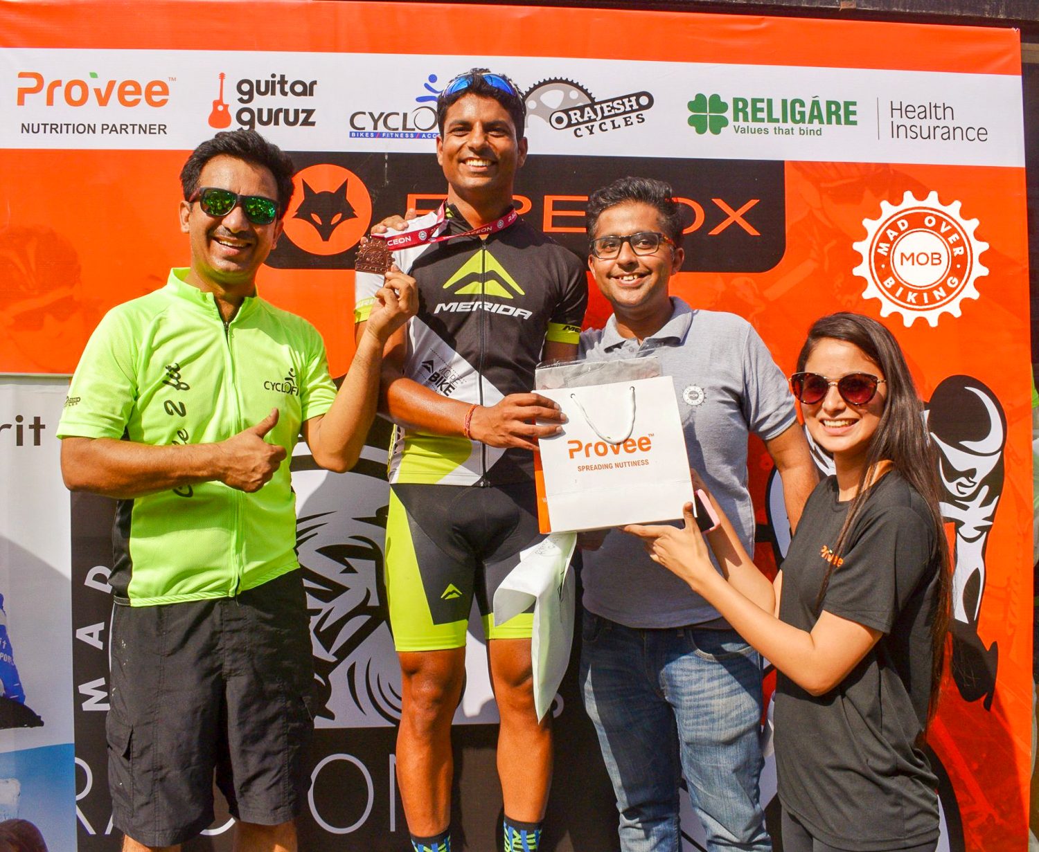 Mad Over Biking Race winner of Noida Race