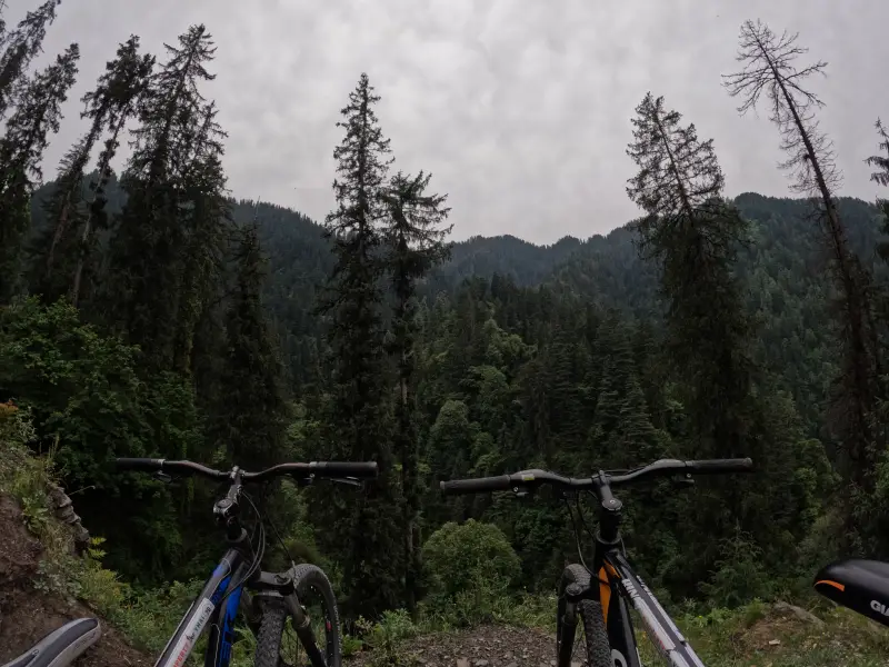 Cycling in Tirthan Valley